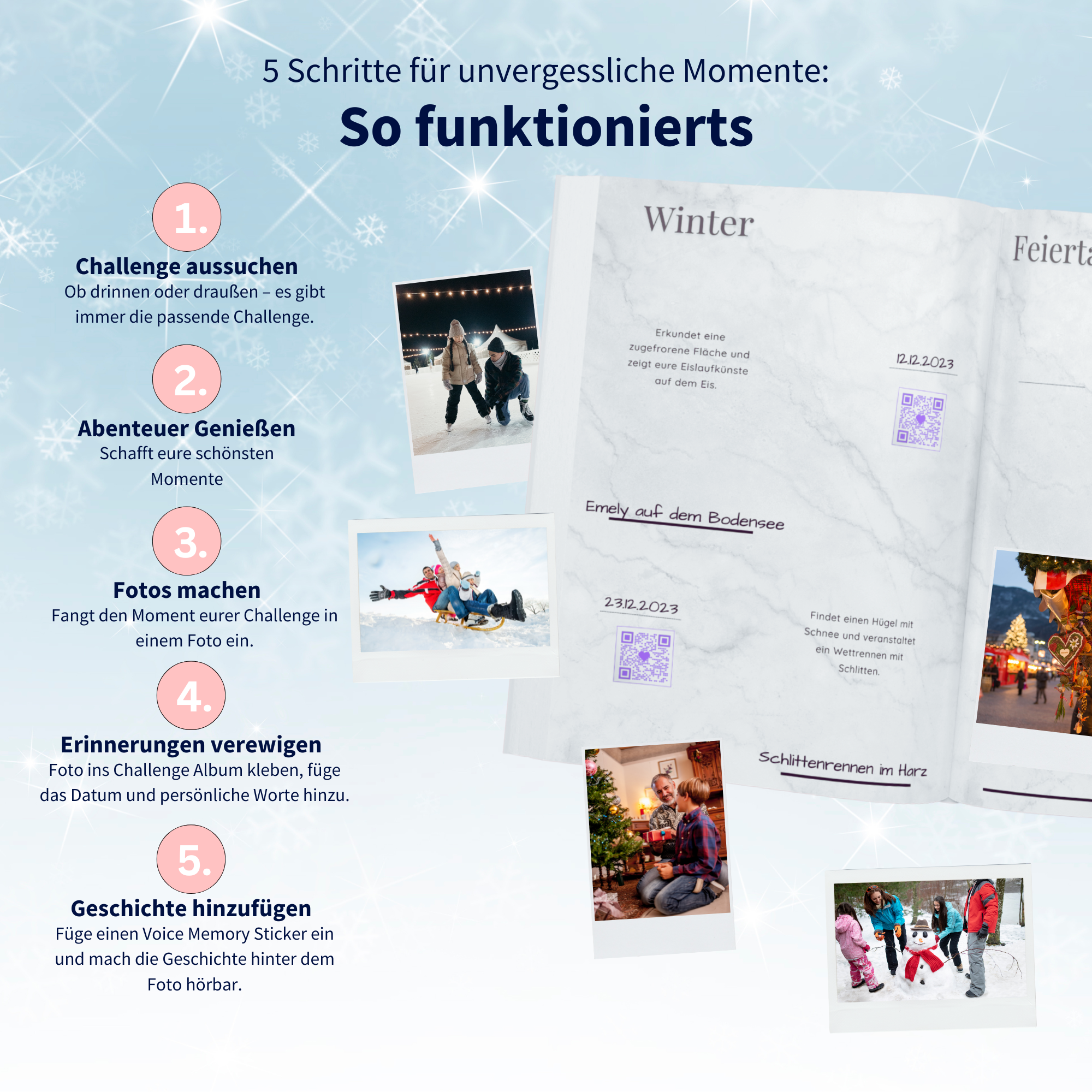 Album della sfida familiare della tua vita