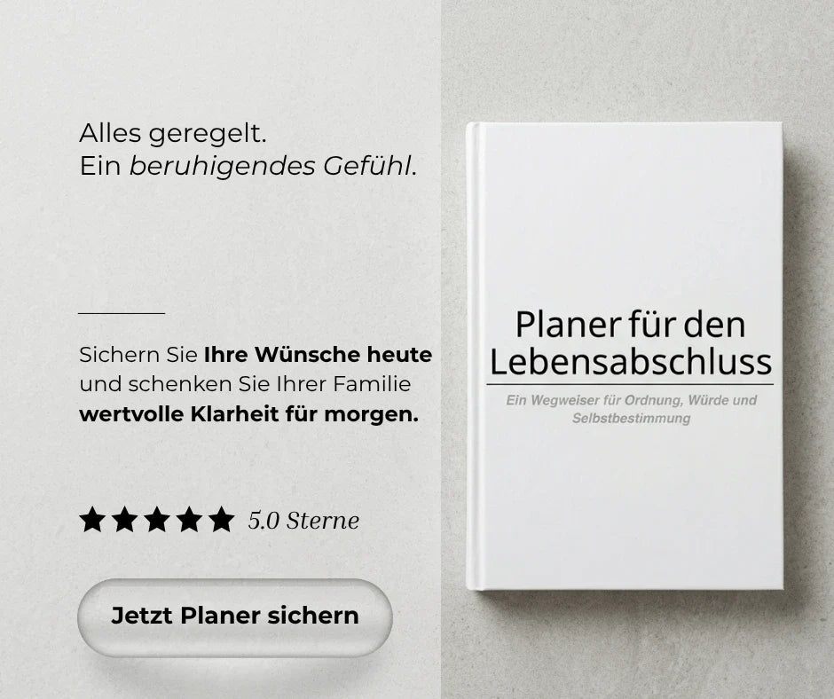 Planer für den Lebensabschluss, das Buch aus diesem Set