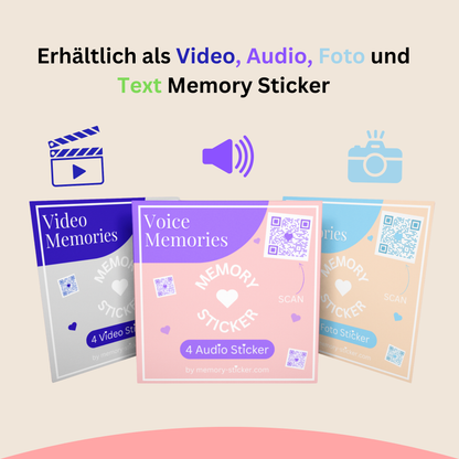 Adesivi audio QR Voice Memory 4