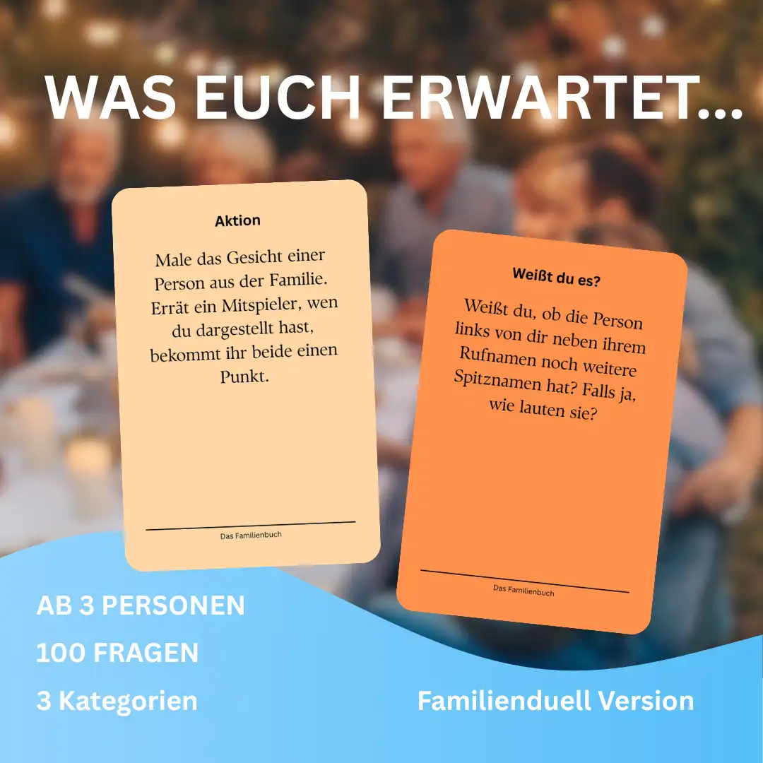 Wie gut kennt ihr euch ?